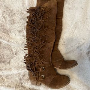 Naughty Monkey Otk Fringe Boots 